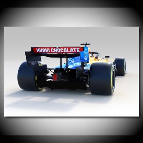 Mclaren MCL34 Formula f1 Racing Sport Car Wall Art Posters Canvas Prints DIY Framed Paintings for Living Room Decor