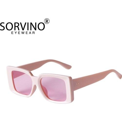 Fashion Small Square Sunglasses For Women Vintage Oversized Black Pink Sun Glasses Eyewear Female Cool Blue Shades uv400