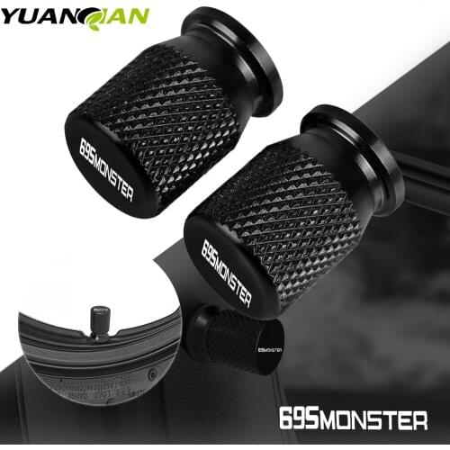 Motorcycle Accessories CNC Vehicle Wheel Tire Valve Stem Caps Covers For DUCATI MONSTER 695 696 796 797 821 Monster695 All year
