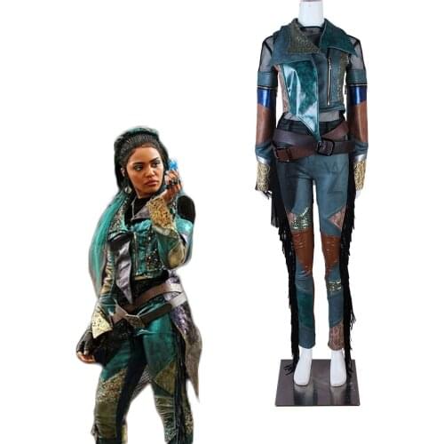 2020 New Descendants 3 Cosplay Uma Cosplay Costume Women Shinning Sequins Jacket Halloween Punk Outfits High Quality