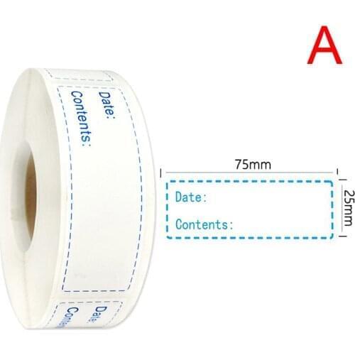 New 150pcs/roll Kitchen Sticker Refrigerator Freezer Food Storage Date Content Label