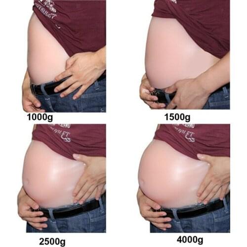 Silicone High Quality Fake Belly Ladies Maternity Props Simulation Bump Belly Stage Actor Pregnant Pregnant Women Twins Belly
