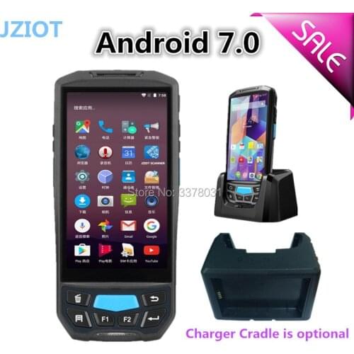 5.0inch Touch Screen Android Barcode Scanner 1D 2D QR Laser Bar Code Scanner rfid uhf mobile reader wireless rugged tablet PDAs