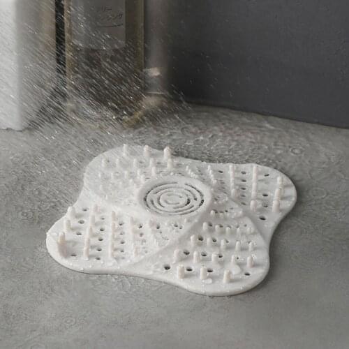 Reinforced Design Bathroom Drain Hair Catcher Bathing Stopper Kitchen Plug Sink Strainer Filter Shower Anti-clogging Filter Net