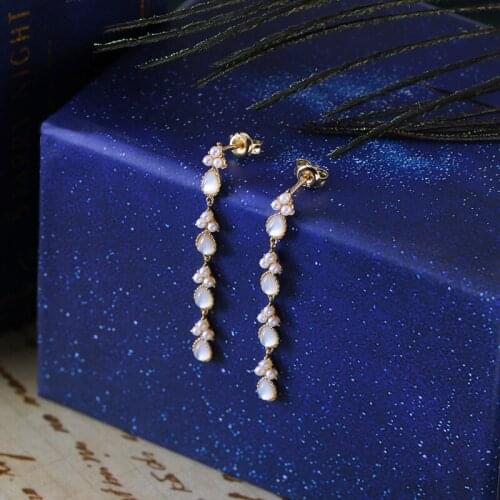 Jewelry pearl tassel drops long earrings for women earring accessories boucle d'oreille pendientes bijoux femme