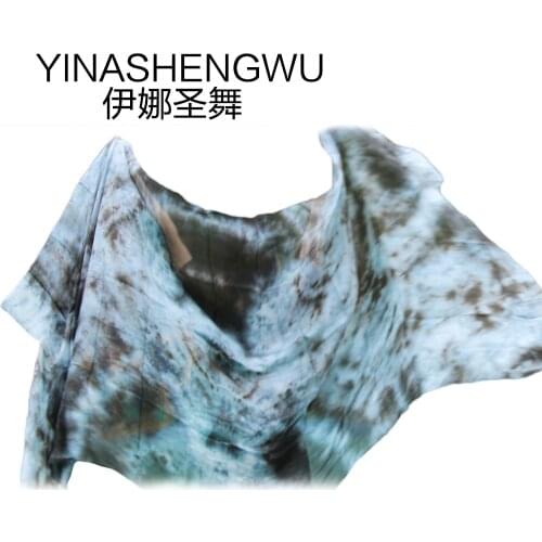 100% Silk Veils High Quality Belly Dance veils Handmade Natural Silk Belly Dance Veils Dance Props Silk Veils Color mixing