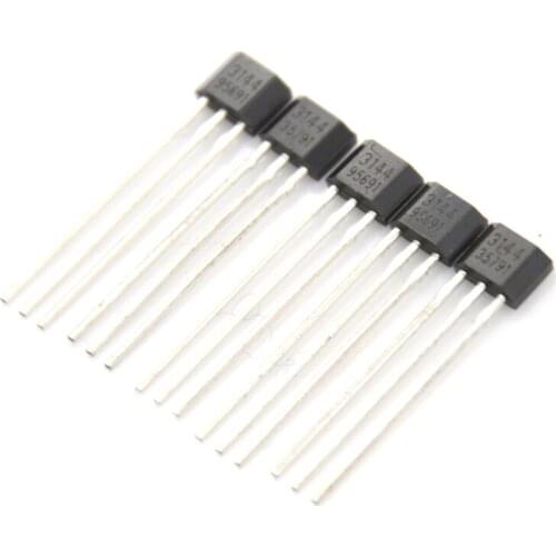 5pcs/lot A3144 OH3144 Y3144 Hall Effect Sensor Brushless Electric Motor TO-92S