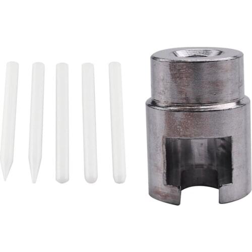 5Pcs Knock Down Tap Down Tools White Nylon Pen Knock Down Tool with Screw Tips for Slide Hammer and Dent Lifter Good