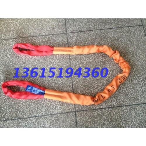 5T2M flexible lifting belt 5 tons of 2 meters from the 5 tons of tons of heavy sling buckle round sling 5t2m