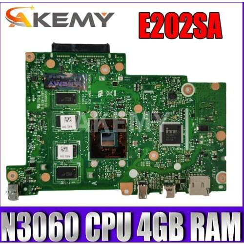 90NL0050-R00080 New E202SA Mainboard For Asus EeeBook E202S E202SA laptop motherboard N3060 CPU 4GB RAM