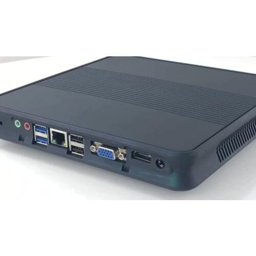 Fanless mini pc celeron J1900 with wifi for office