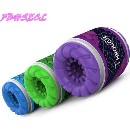 FBHSECL Male Masturbator Dual channel Sex Toys for Men Artificial Vagina Blowjob Adult Products TPE Erotic