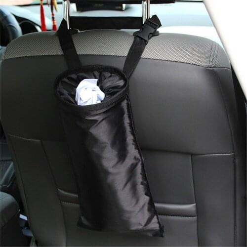Car Trash Storage Washable Auto Dustbin Car Rubbish Bin Garbage Bag Stowing Tidying Bag Car Seat Garbage Storage Organizer