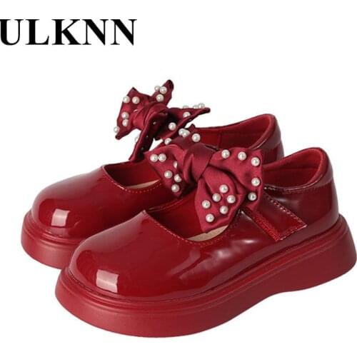 Girl Students Leather Shoes Princess 2021 Children Soft-soled Shoes Girl College Wind Small Single Shoes Baby Boom