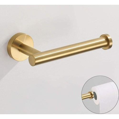 Kitchen Paper Roll Holder Stainless Steel Towel Hanger Rack Cabinet Rag Hanging Holder Shelf Wall Mounted Toilet Paper Holders