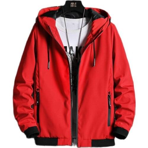 New Mens Jacket Fashion Autumn Spring Streetwear Tactical Bomber Windbreaker Jackets Men Hooded Pilot Coats Sportswear