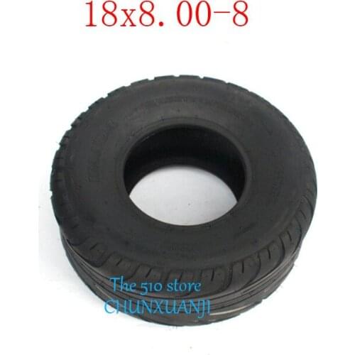Lightning shipping 8inch 4PR ATV Quad Go-kart Vacuum wheel Tires 205/60-8 Tires 18x8.00-8 tubeless Tyres For Harley Chinese Bike