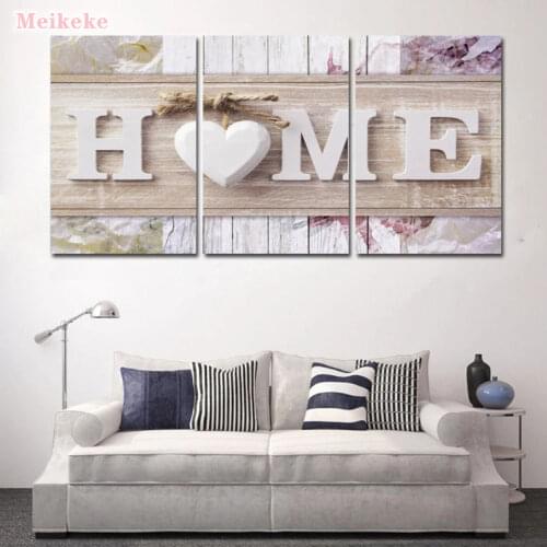 DIY Diamond Painting Set3 Pcs Wall Paintings Home Letter Wall Art for Home 5D Diamond Embroidery Cross Stitch Pictures gift