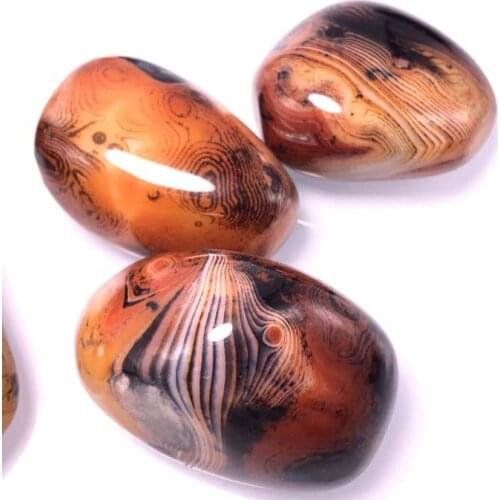 Natural Sardonyx Agate Stone Reiki Healing Stone Agate Body Heathy Raw Gemstone Specimen Collection Gift Jewelry Carving