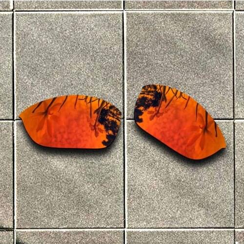 Fire Red Polarized Sunglasses Replacement Lens for-Oakley Half Jacket 2.0 Frame 100% UV Protection Good Fitness