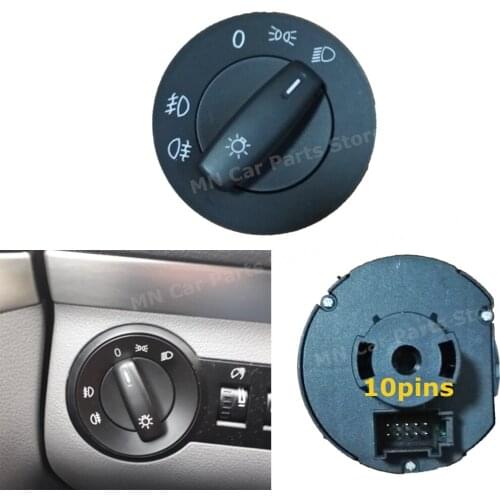 Headlight Fog Lamp Switch 1 For Vw Golf Mk5 Caddy Jetta Touran Sagitar Passat B6 CC Rabbit K0941431Q Accessories