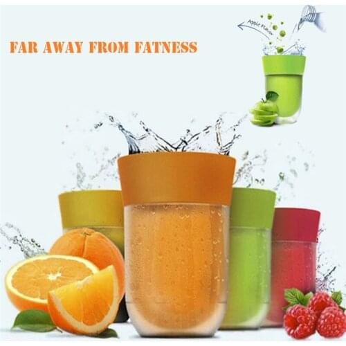 Drinking Cup Portable Creative Pure Water to Smell Juice plastic Cup Leakproof Magic Cups Infants Water Cups Bottle