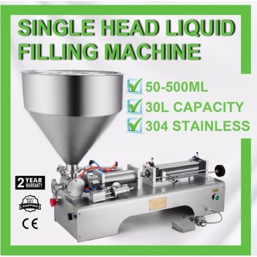 50-500ML Semi-Automatic Liquid Paste Filling Machine Cosmetic 25bottles/min