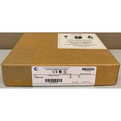 Brand new original packaging product 1 year warranty 1756-L63