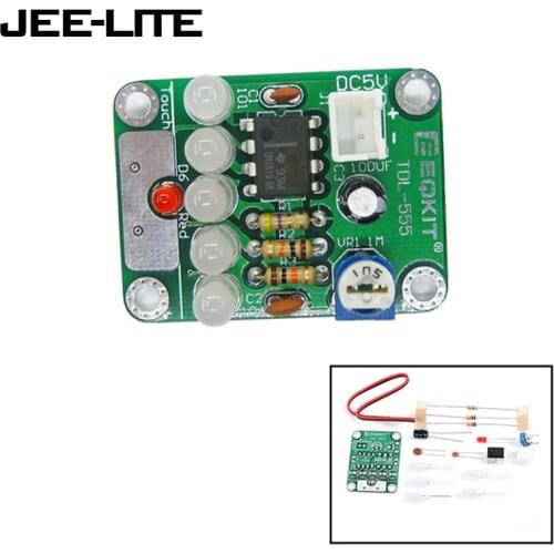 TDL-555 Touch Delay LED Light DIY Kit Touch Delay Lamp Electronic Parts Production Kit DC 5V adjustable 3s to 130s Adjustable