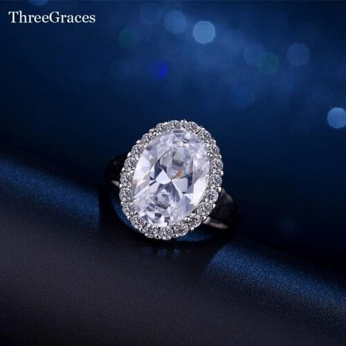 Белые кольца ThreeGraces Jewelry China At AliExpress