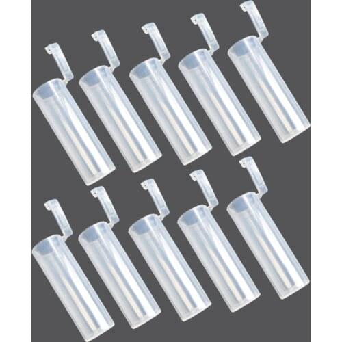 10pcs Durable 2X18650 Battery Holder Case 18650 Battery Storage Box Rechargeable Battery Power Bank Plastic Cases 667C