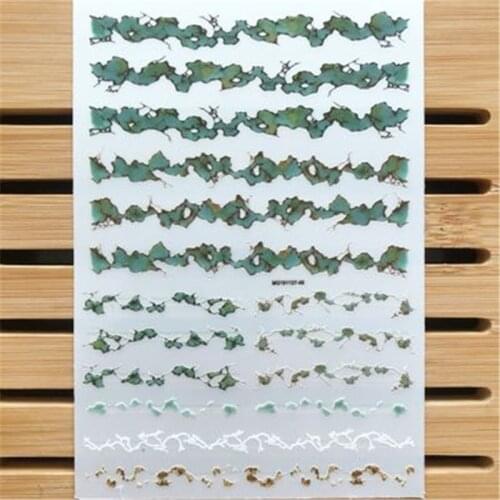 3d Diy New Style Japanese Style Crack Style Light Traceless Nail Stickers Nail Art Nail Decoration Water Mark Decals Girl Gifts