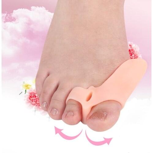 4Pair Silicone Toe Separator Hallux Valgus Corrector Bunions Toe Separator Pedicure Separador De Dedos De Los Pies For Daily Use