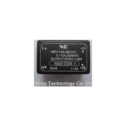 5PCS/LOT AC-DC converter/transformer 220V to 12V 5W ac dc Power module