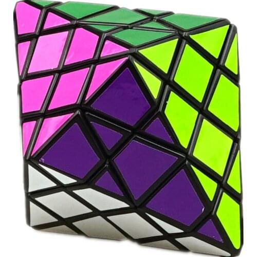 Diansheng 8-corner-only Octagonal Pyramid Dipyramid 4x4 Shape Mode Magic Cube Puzzle Toys for Kids Educational toys