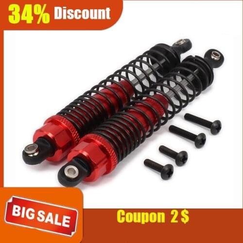 2pcs Alloy Aluminum 110mm Shock Absorber Damper For Rc Car 1/10 FS Racing Truck Buggy 53633 Upgraded Hop-Up Parts