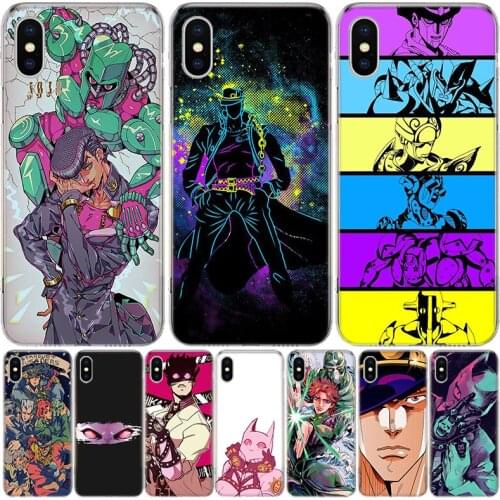 JoJo Bizarre Adventure Phone Case For Iphone 11 12 Mini Pro XS Max XR X 8 7 6 6S Plus SE 2020 5 5S SE Cover Shell Coque