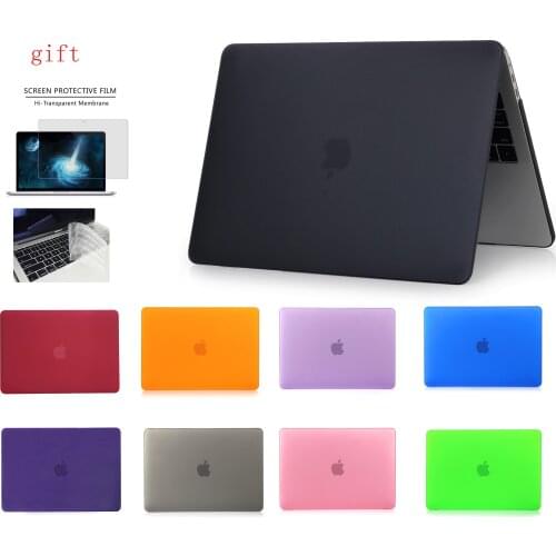 Crystal\Matte Case For Apple Macbook Air Pro Retina M1 Chip 11 12 13 15 16 inch ,Case For 2020 Air Pro13 A2251 A2179 A2337 A2338