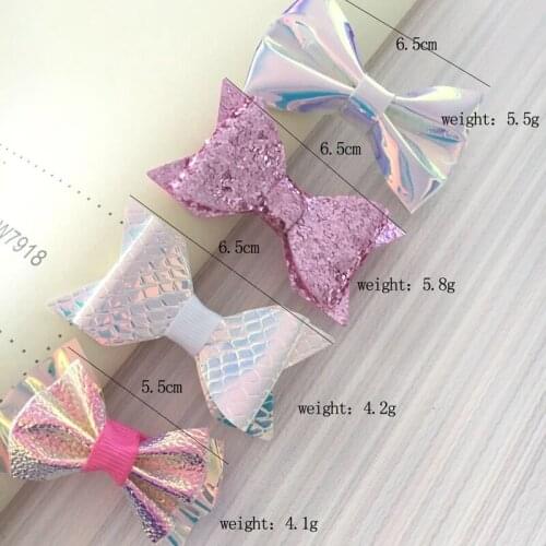 Baby Girl hair clips sequin meramid laser design Kids cute Barrettes 4Colors