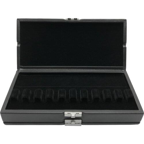 Maple Wood Oboe Reed Case with Hygroneter Flannel Slot Reed Storage Box