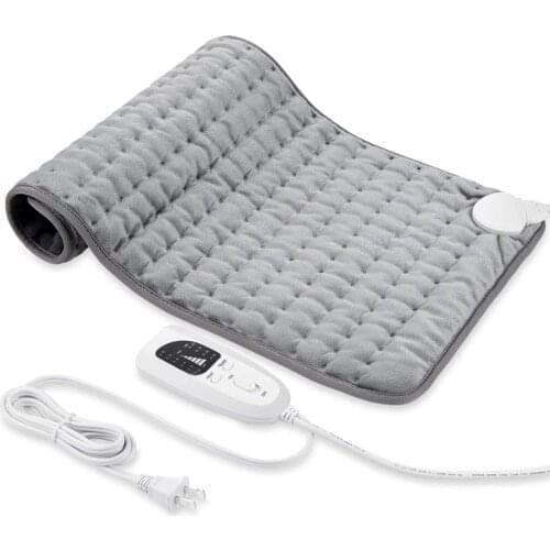 6 Level Electric Heating Pad Timer For Shoulder Neck Back Spine Leg Pain Relief Winter Warmer mat 75x40cm 60x30cm EU/US/UK/AU