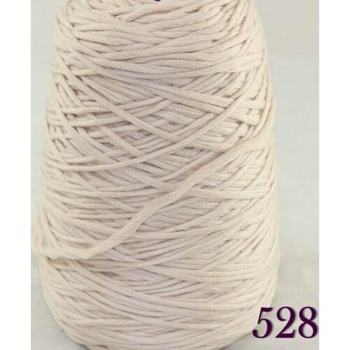 1X400g soft sell high quality 100% cotton hand-woven yarn Cream cone 422-528