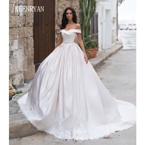 KEENRYAN Wedding Dresses With A Train