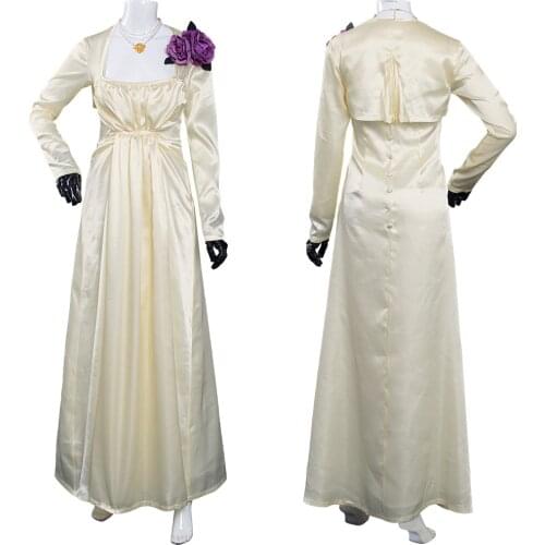 Resident Alcina Dimitrescu Cosplay Costume Dress Outfits Halloween Carnival Suit