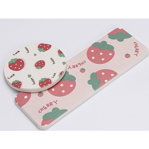 Round Rectangular Diatom Mud Pad Kitchen Accessories Diatomaceous Earth Coaster Three-piece Bathroom Soap Absorbent Pad