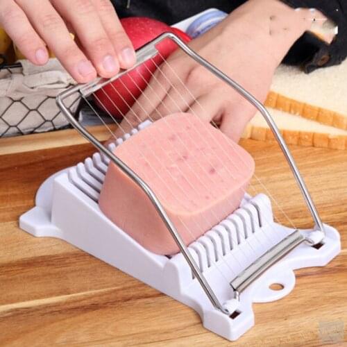 Kitchen Multifunctional Stainless Steel Cut Egg Slicers Preserved Egg Dividers Splitter Cutter Eggs Gadgets Salad Kitchen Tools