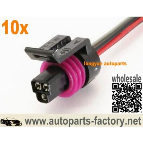 Longyue 10pcs Universal A/C Air Conditioner High Pressure Switch Wiring Connector Pigtail for LT1 LS1