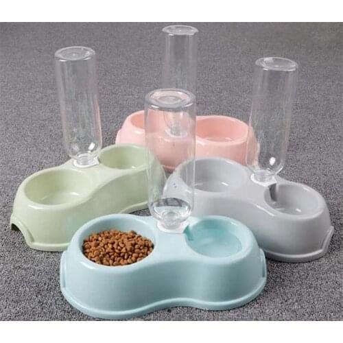 Ainolway Pet Bowls Cat Food Water Feeder Pet Drinking Dish Feeder Cat Puppy Feeding Supplies Small Dog Accessories Pet Products