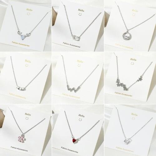 New Fashion Pendant Butterfly Necklace for Women Butterflies Moon Star Charm Choker Necklaces Boho Fashion Jewelry Gift