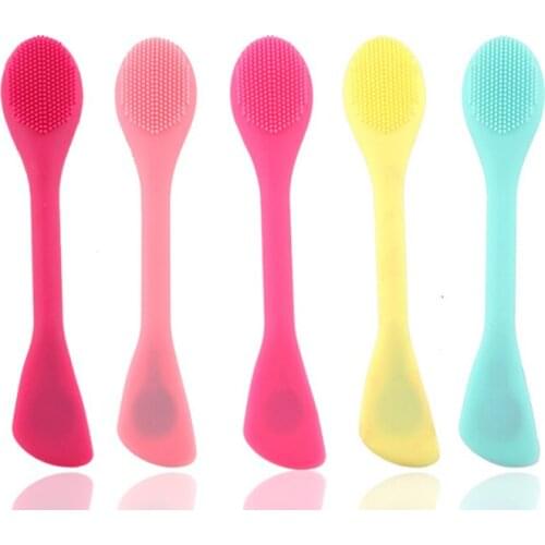 New Silicone Cleansing Brush DIY Mask Stick Beauty Tool Multifunctional Silicone Brush